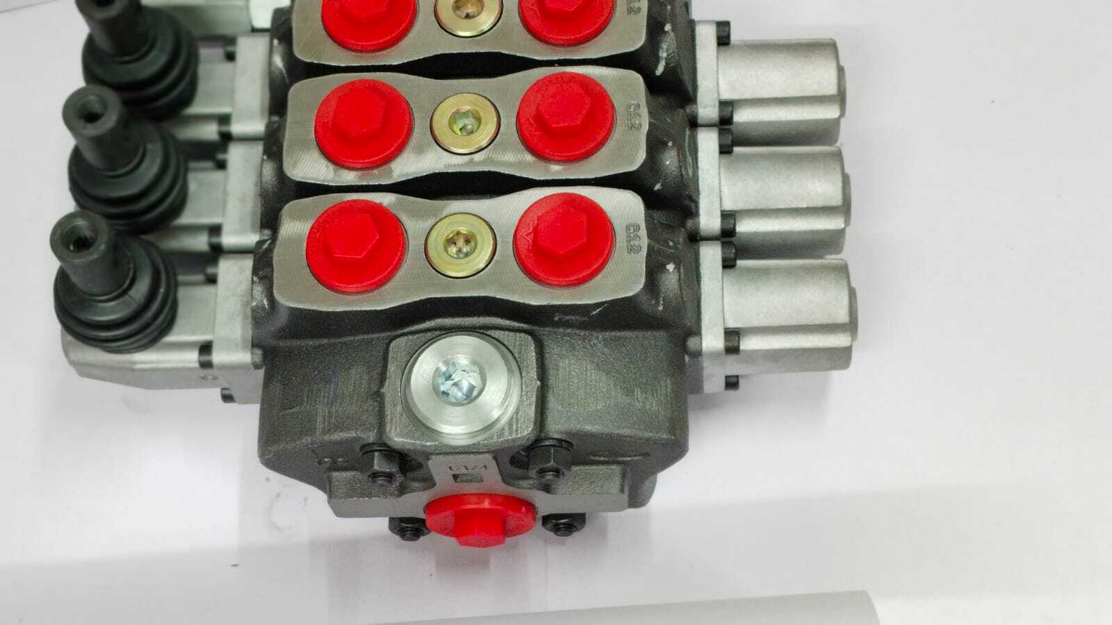 Four Lever Control Valve - Color: Black