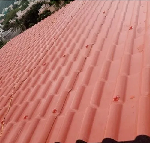 Upvc Spanish Tile Roofing Sheets - Pattern: Plain