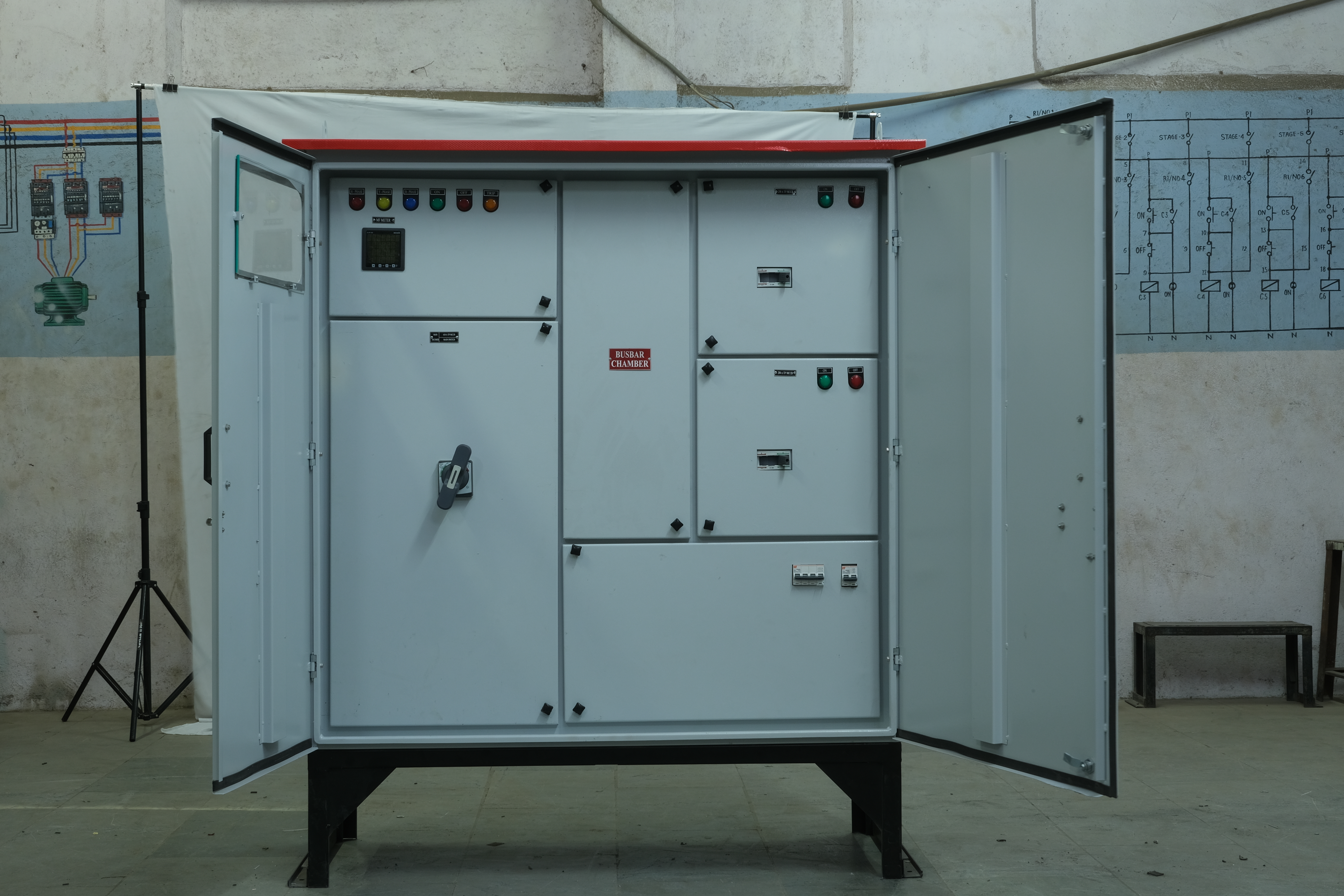 Time Switch Feeder Pillar Base Material: Mild Steel