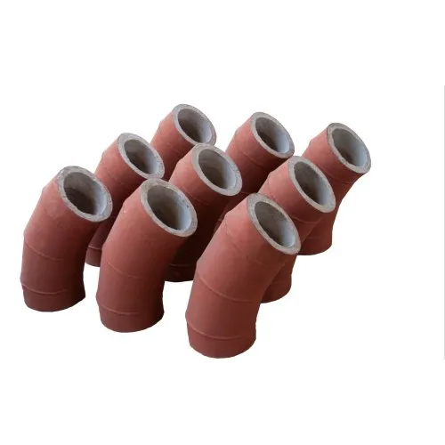 Drc Lined Pipe Fitting - Color: Red