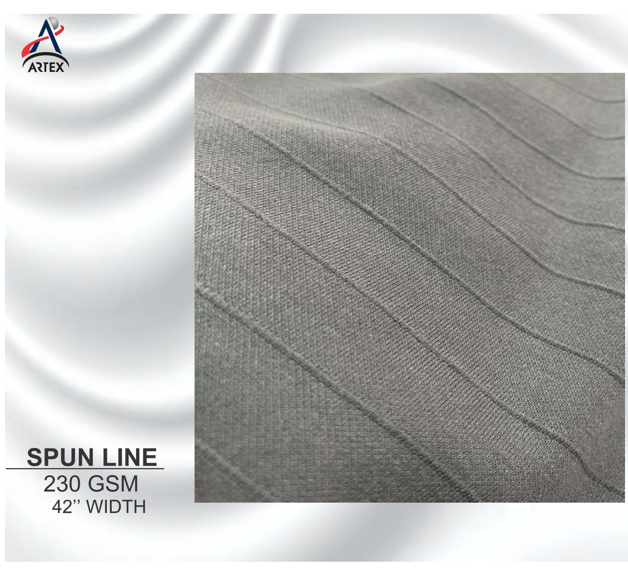 Washable 42 230gsm Spun Line Polyester Fabric