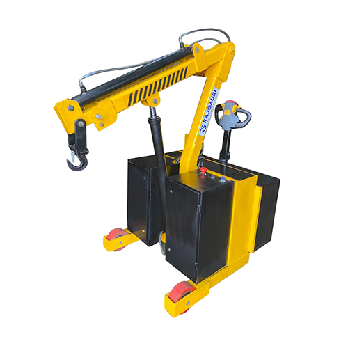 Industrial Floor Crane - Mild Steel & Stainless Steel , Yellow-Black Finish, New Model with 1 Year Warranty