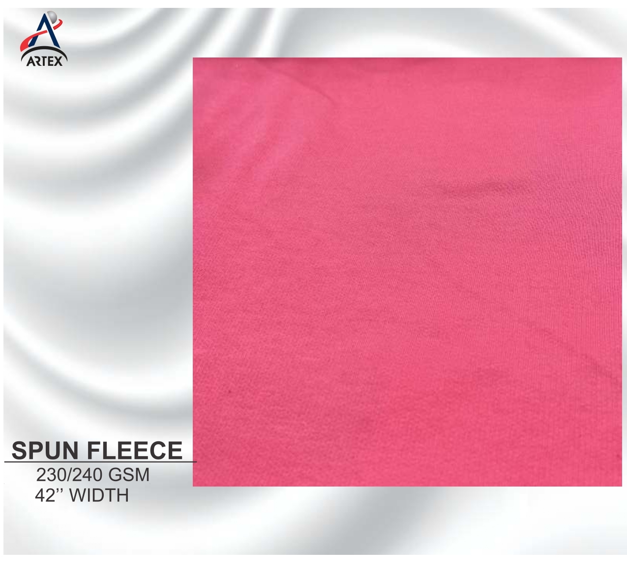 230-240 Gsm 42 Spun Fleece Fabric