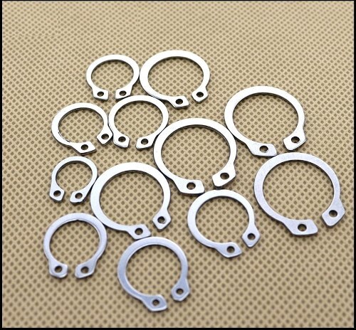 Circlip Lock - Color: Black/Silver