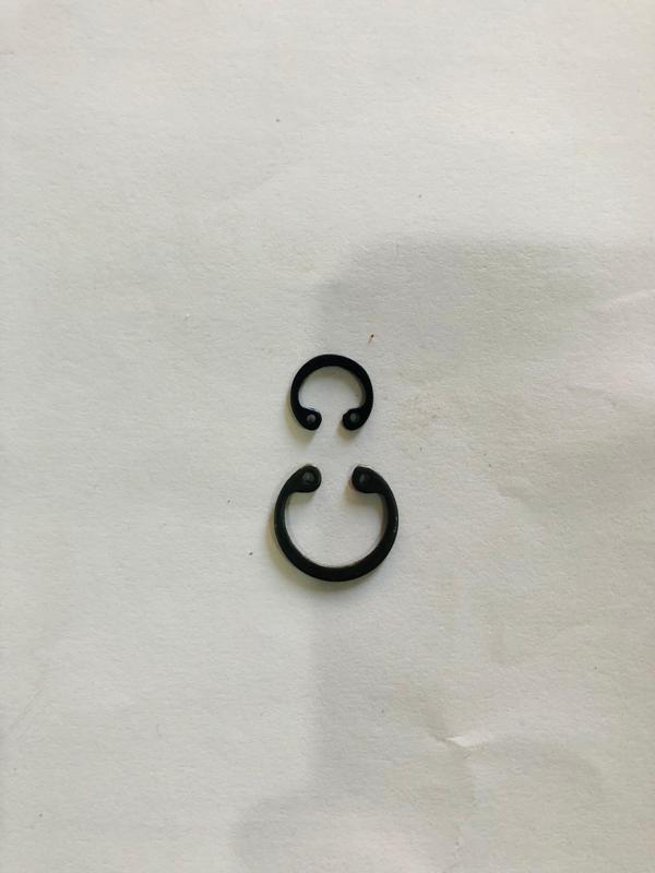 Circlip Lock - Color: Black/silver
