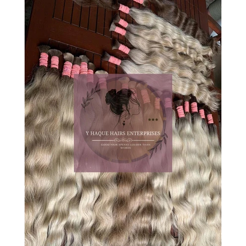 Blonde Remy Bulk Hair Application: Personal