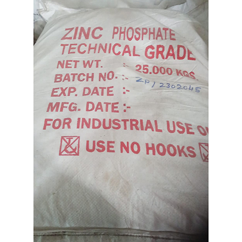 25Kg Zinc Phosphate Application: Industrial