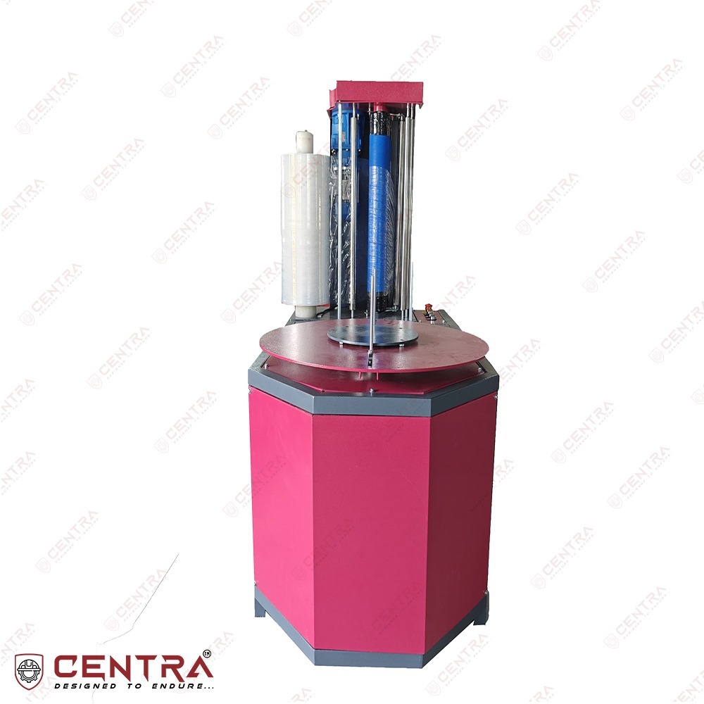 Stretch Wrapping Machine - Ms Material, Semi-automatic Voltage 220-240 | Human Machine Interface Control, 1 Year Warranty
