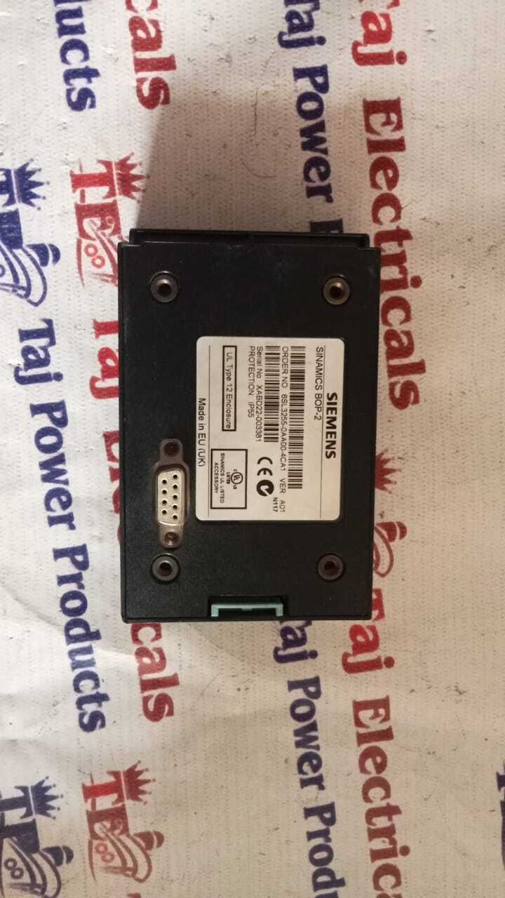 Siemens 6sl3255-0aa00-4ca1 Sinamics Basic Operator Panel (Bop-2)