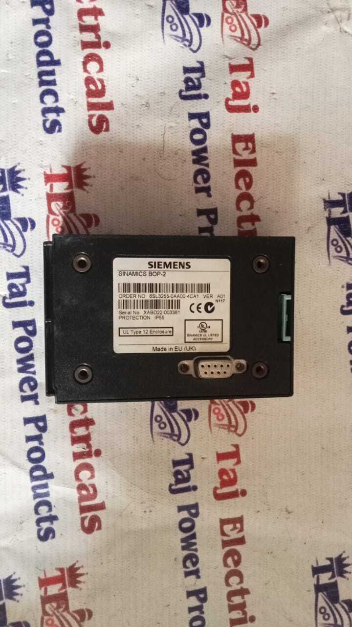 Siemens 6sl3255-0aa00-4ca1 Sinamics Basic Operator Panel (Bop-2)