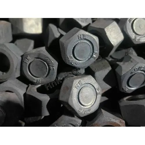Heavy Nuts - ASTM A194 5/8" GR 2H | Steel, Industrial Grey, Designed for High Load Applications with Enhanced Strength and Durability