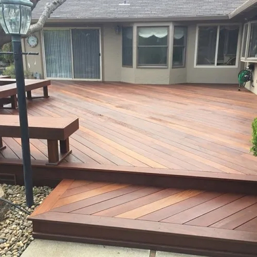 Ipe Wood Decking Flooring - Color: Brown