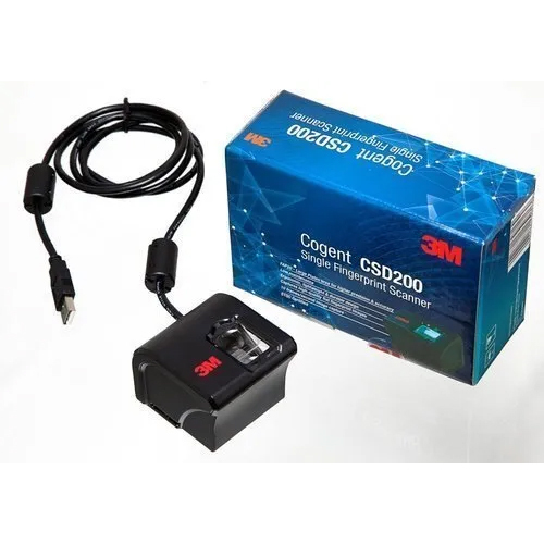Plastic 3m Cogent Biometric Fingerprint Scanners