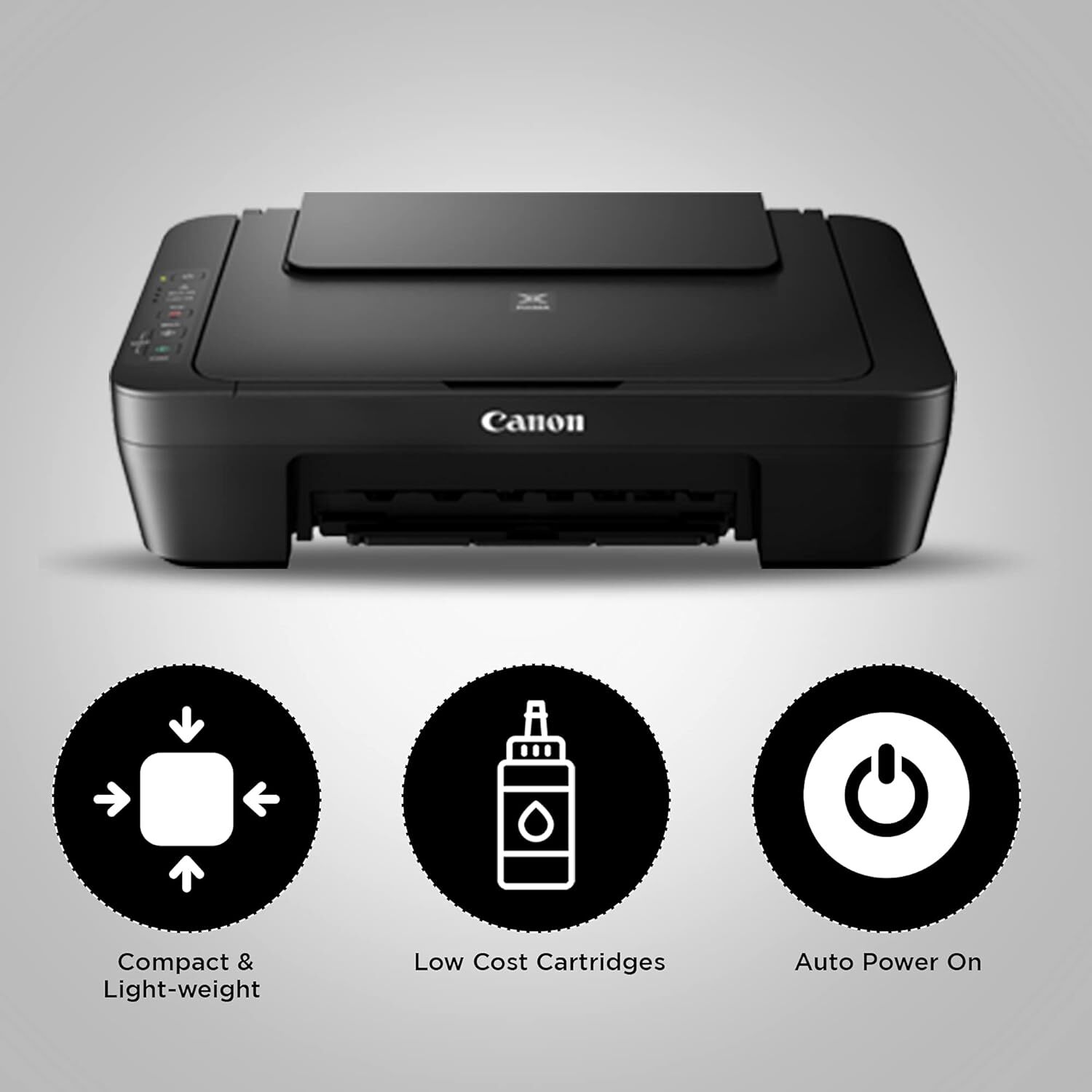 Pixma Mg2570s Printer - Compact, Lightweight, Iso Standard Print Speed Of 8.0/4.0 Ipm, Up To 4800x600 Dpi Resolution, Auto Power On, 60 Sheets Input | Cis Flatbed Scanner Up To 600x1200 Dpi