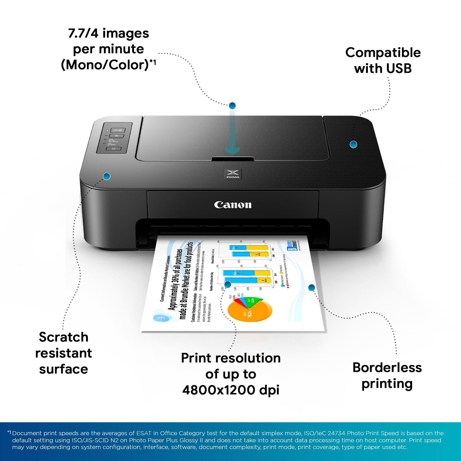 Pixma Ts207 Printer - Automatic Grade: Semi-automatic