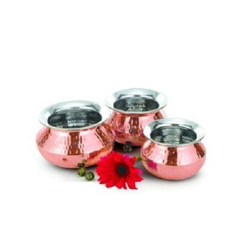 Serving Handi - Copper Metal, 500 Ml Size | Durable And Elegant Serving Solution