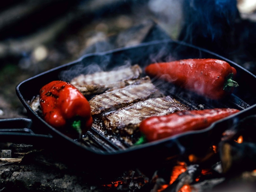 Grill Pan - Color: Red