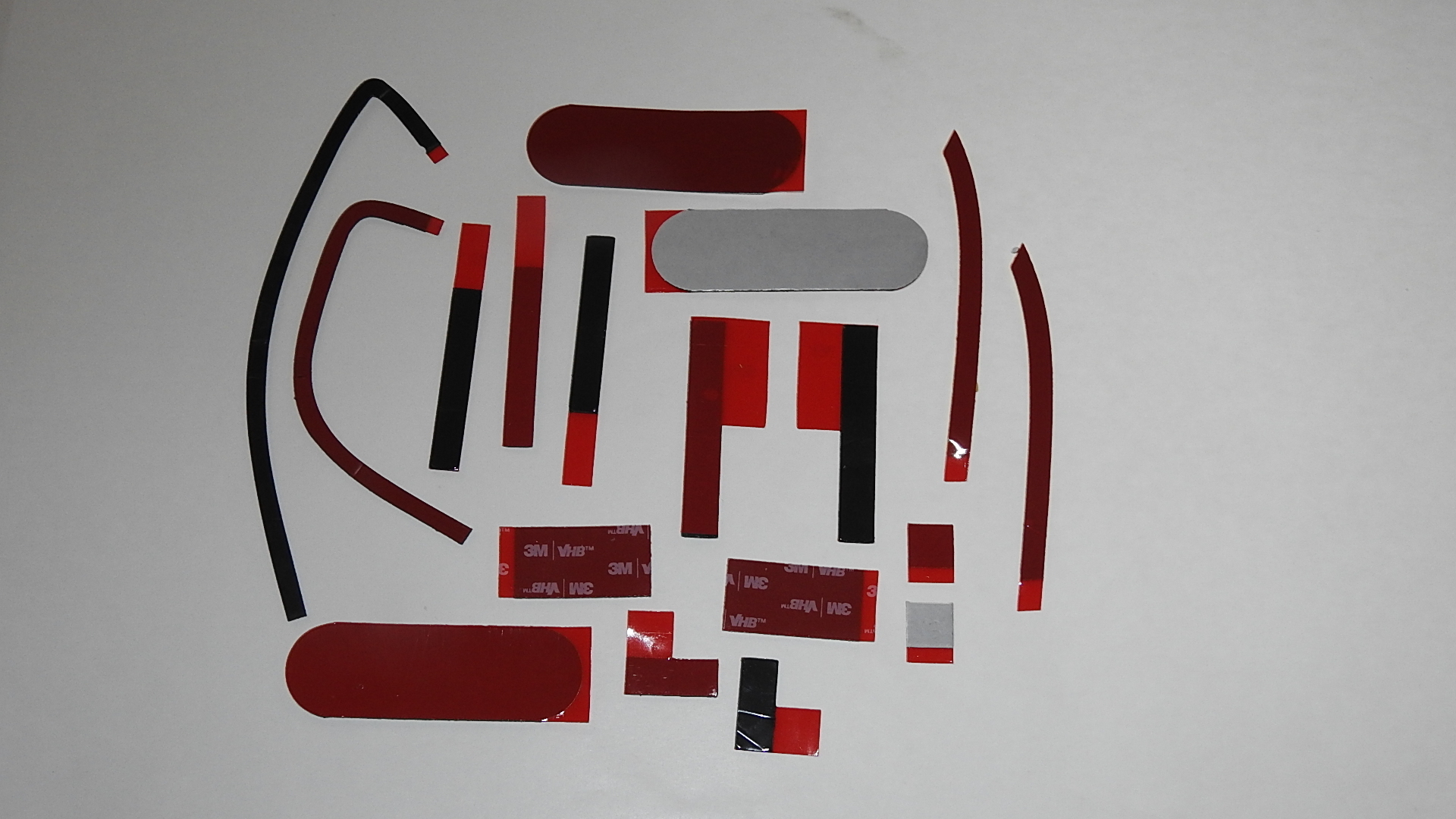 Die-cuts (Single/double Side) 3m Tape - Acrylic Foam Tape | Red, Double-sided, Pressure Sensitive Adhesive For Automotive & Industrial Applications