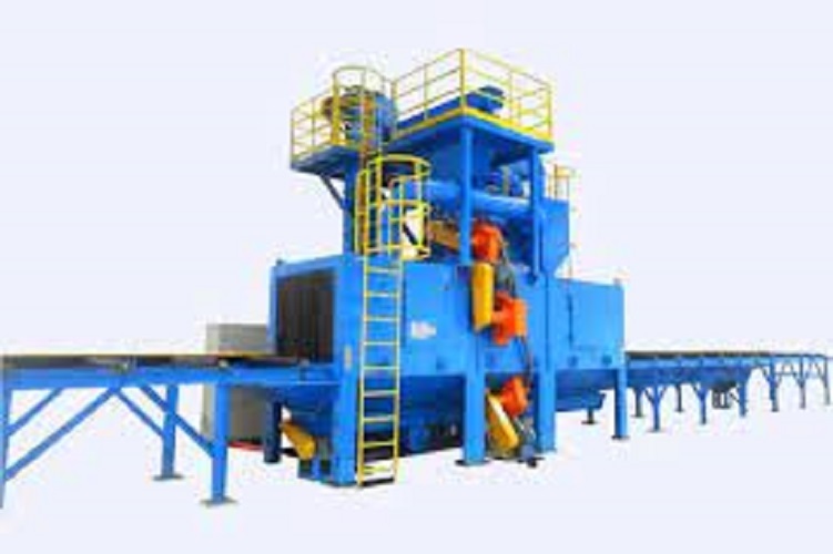 Tunnel Type Shot Blasting Machine - Heavy-duty Steel Design, Efficient Surface Preparation For Metal Components