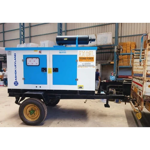 Trolley Mounted Diesel Generator - Color: White