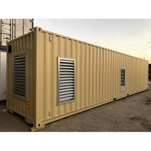 Power Pack Container - Steel Material, Customizable Dimensions In Meters, Color Coated Finish | Durable For Industrial Use, Resistant To Corrosion, Flexible Weight Options