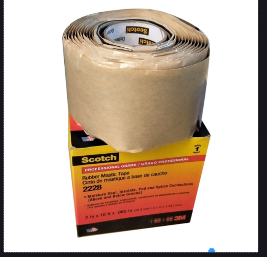 3m Scotch 2228 Rubber Mastic Tape - Tape Length: 20-30  Meter (M)