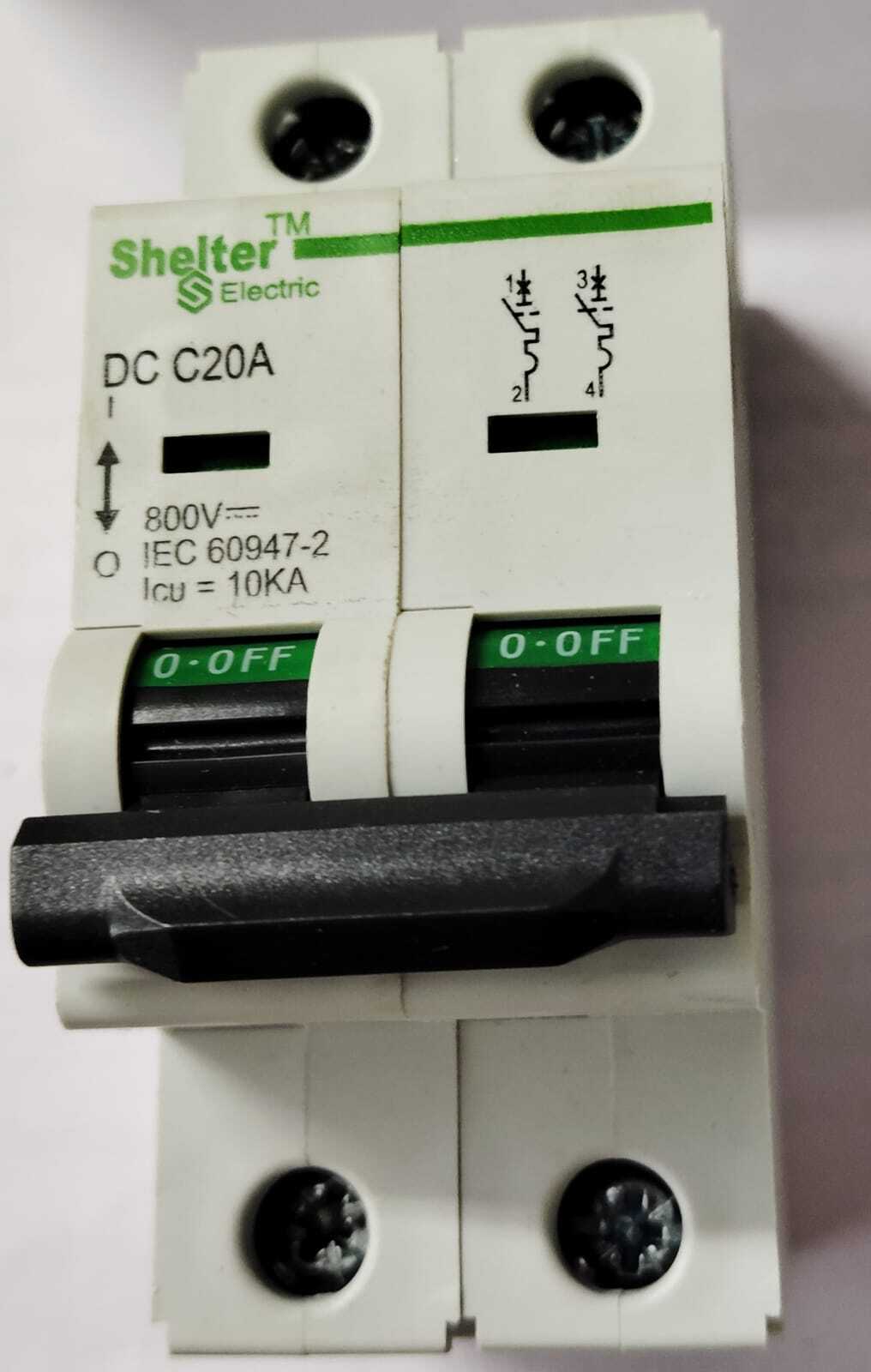 Solar C20 Dp 800v Dc Mcb - Application: Electrical