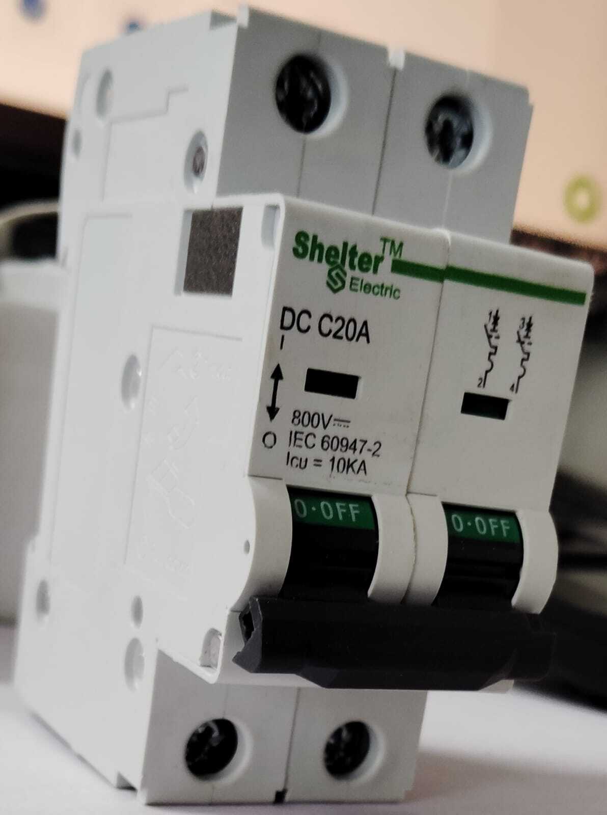 Solar C20 Dp 800v Dc Mcb - Application: Electrical