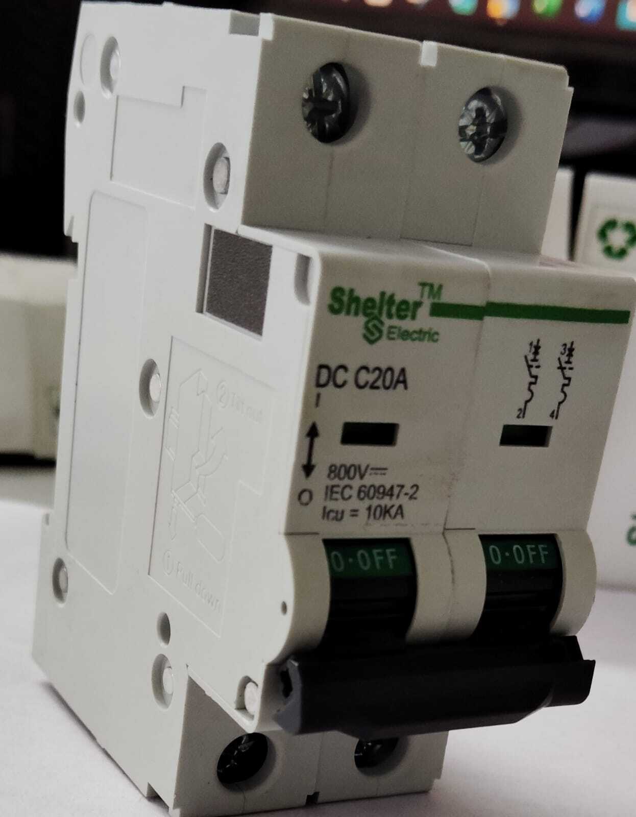 Solar C20 Dp 800v Dc Mcb - Application: Electrical