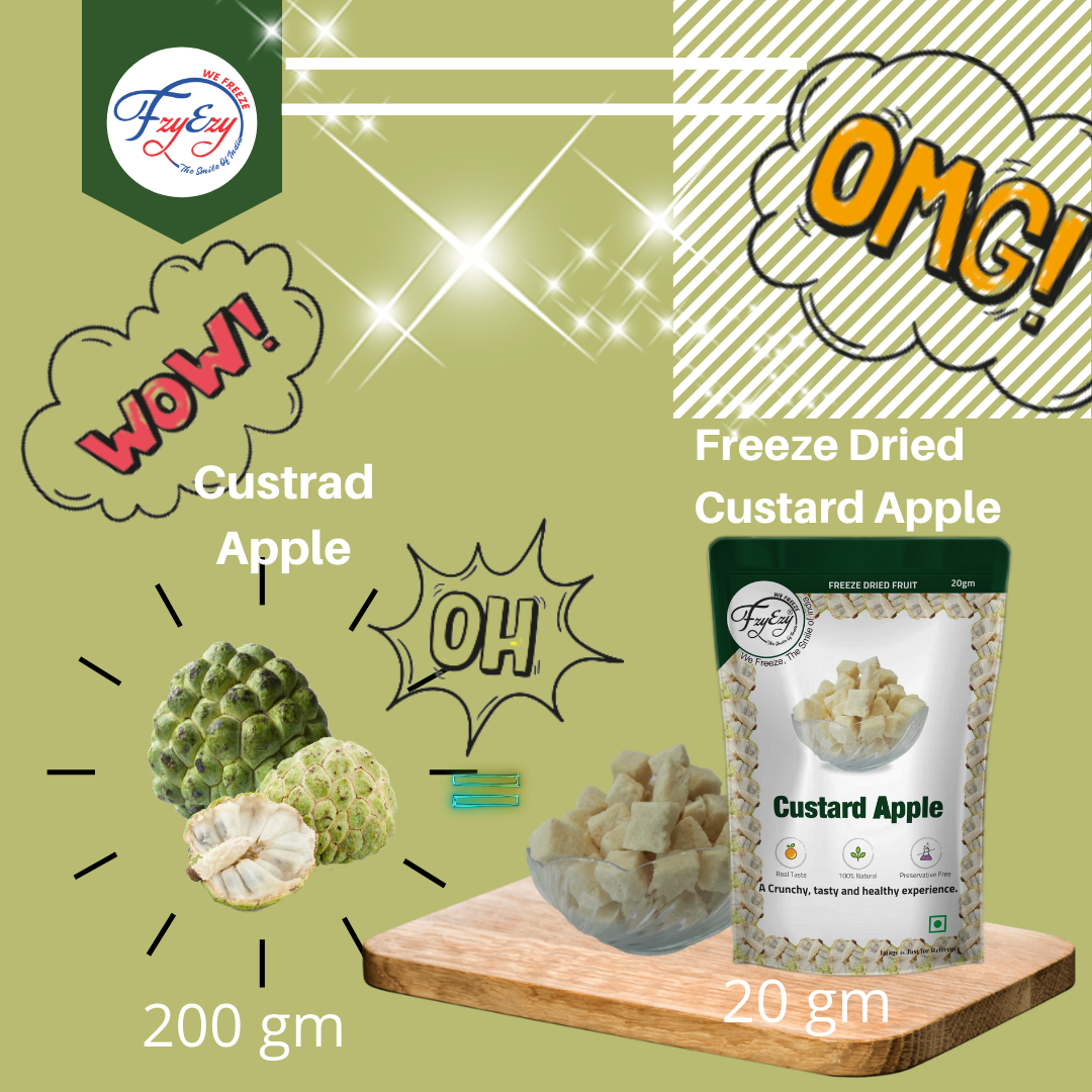 White Freeze Dried Apple Cubes
