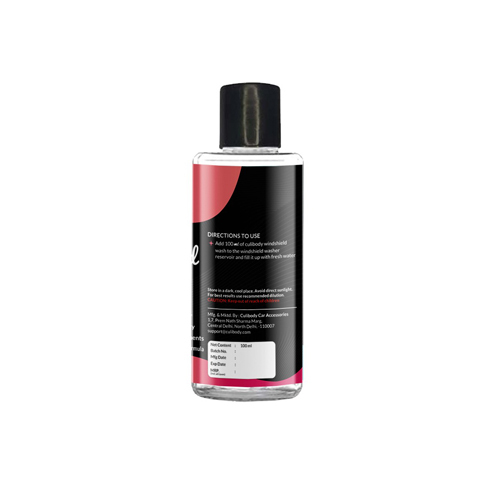 100ml Windshield Wash - Concentrated Gel Solution | Effortlessly Removes Dirt, Grime, Bugs For Streak-free Clarity And Safety