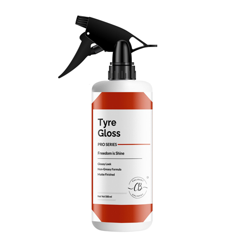 500ml Pro Series Tyre Gloss - Liquid, Easy-to-use Spray Application | Enhances Tire Luster, Long-lasting Protection, Professional-grade Finish