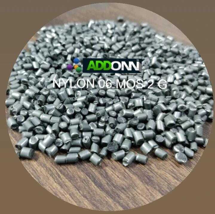 Recycling Graphite Grey And Greenish Mos2 Nylon 6 Plastic Pellets - Pa6, Grade A, Melting Point 150-200â°c, Grey & Green, High Quality Properties, Injection Moulding Suitable