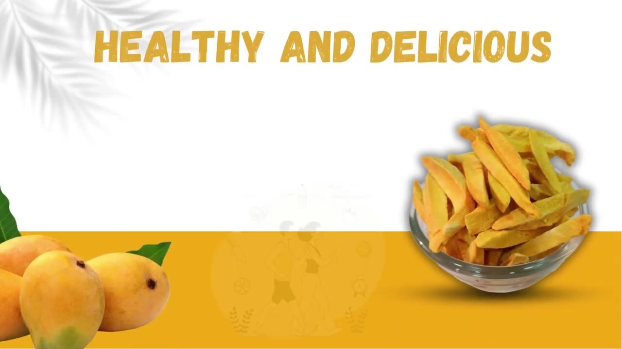 Yellow Freeze Dried Mango Slice