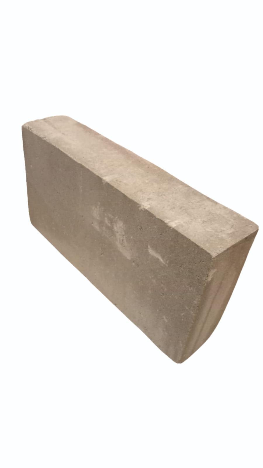 Solid Concrete Block - 390x200 Mm | Grey Color, 10 Mpa Compressive Strength, Durable Material