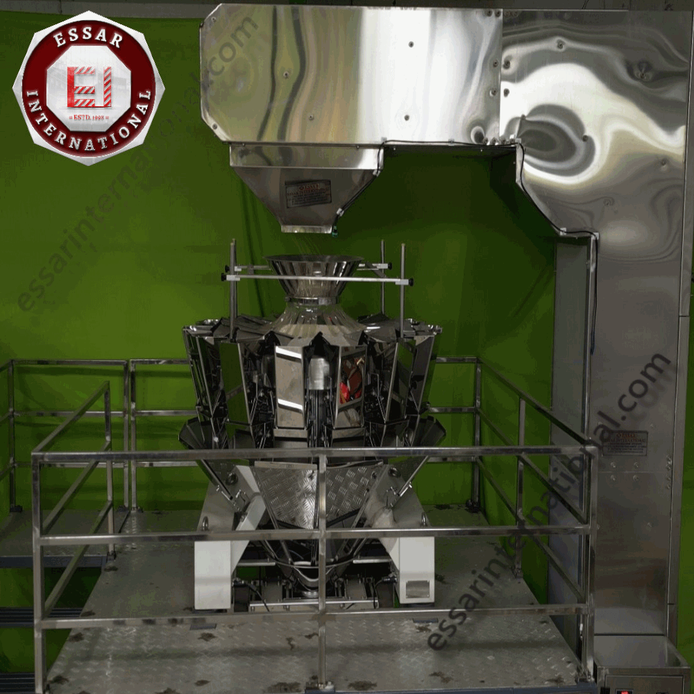 Namkeen Packing Machine - Stainless Steel, 240v Electric Drive, Silver Color | Highly Efficient, Plc Control, Automatic, Rust Proof, Heavy Duty