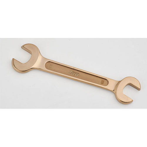 Jsb Non Sparking Double Open Spanner - Color: Silver