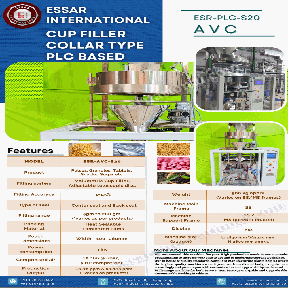 Servo Cup Filler Pouch Packing Machine - Automatic Grade: Semi-automatic