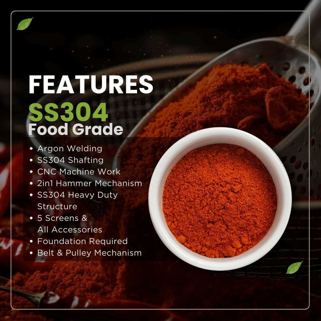2 Hp Spice Grinding Machine - General Use: Commercial