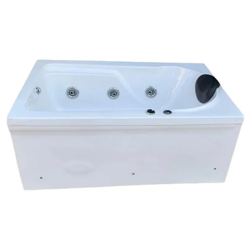 White 6X2.6 Feet Acrylic Jacuzzi Bathtub