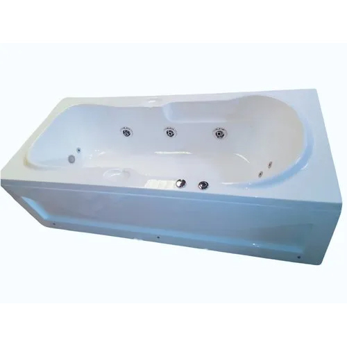 5.6X2.6 Feet Acrylic Jacuzzi Bathtub - Color: White