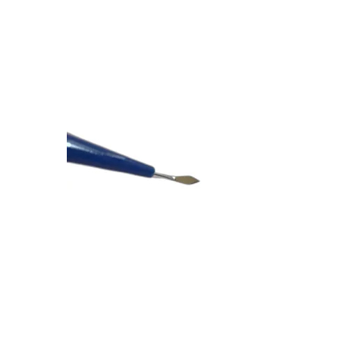 15 Degree Sideport Micro Surgical Knife - Steel, Sizes 19G to 25G, Yellow, Waterproof, Ergonomic Handle for Enhanced Comfort
