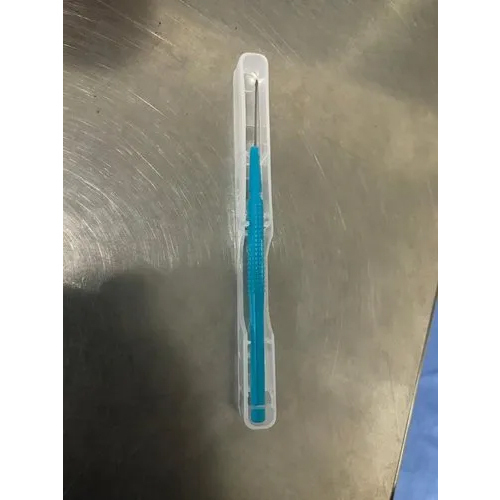 Mvr 20G Ophthalmic Micro Surgical Blade - Stainless Steel, Size 0 to 2.2mm, Green Color Code, 15-Degree Angle, Foldable Design, Disposable