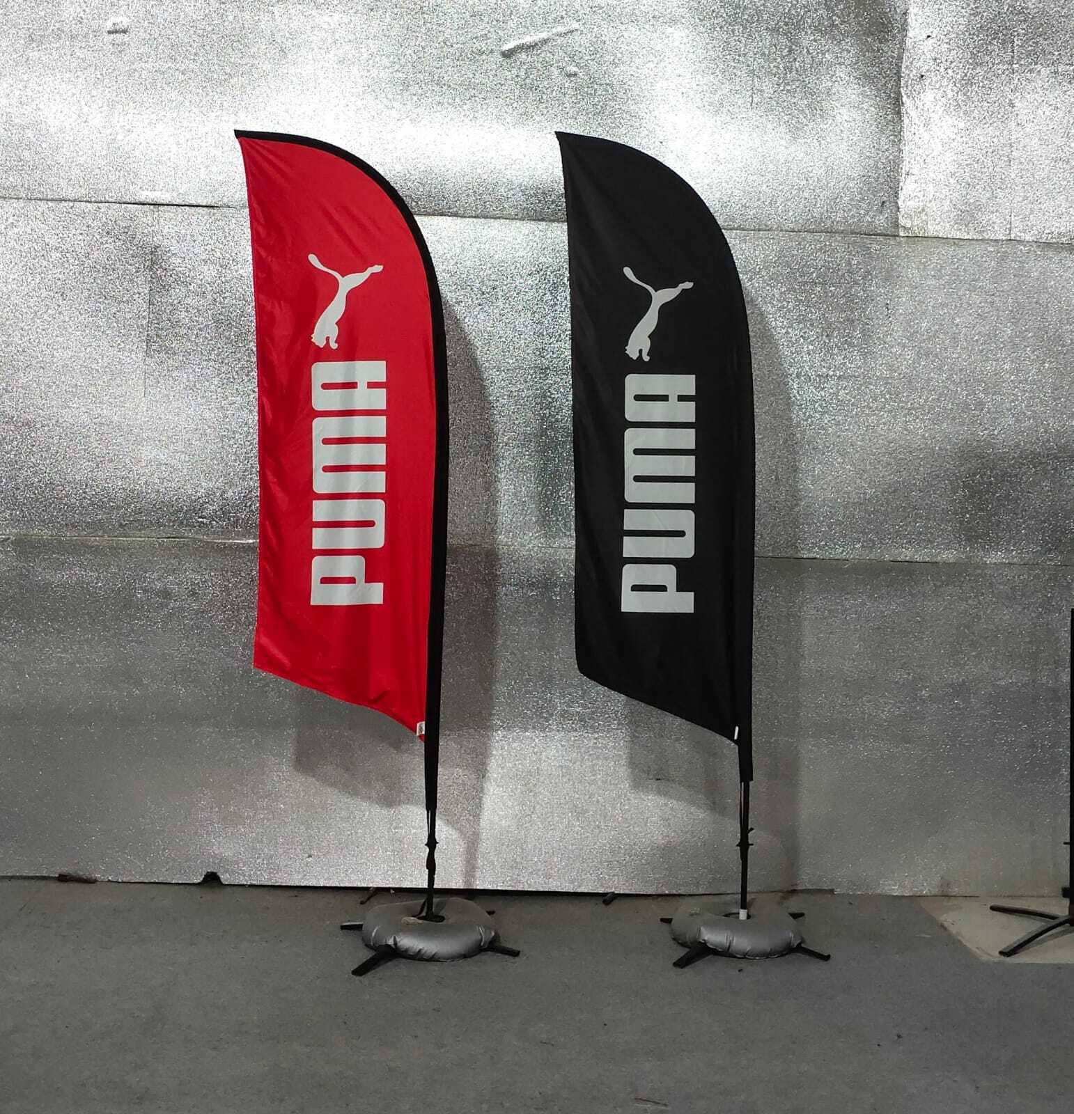 Sail Banner Flags - 110g Polyester Material, Sizes 4ft To 16ft | Customizable Colors, Printed Logos, Durable For Outdoor Use