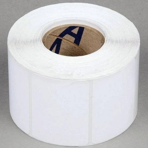 Chromo Barcode Labels - Plastic Material, 4x6 Inch Size, White Color | Durable Clear Print, Scratch Off Feature, Rectangular Sticker Type