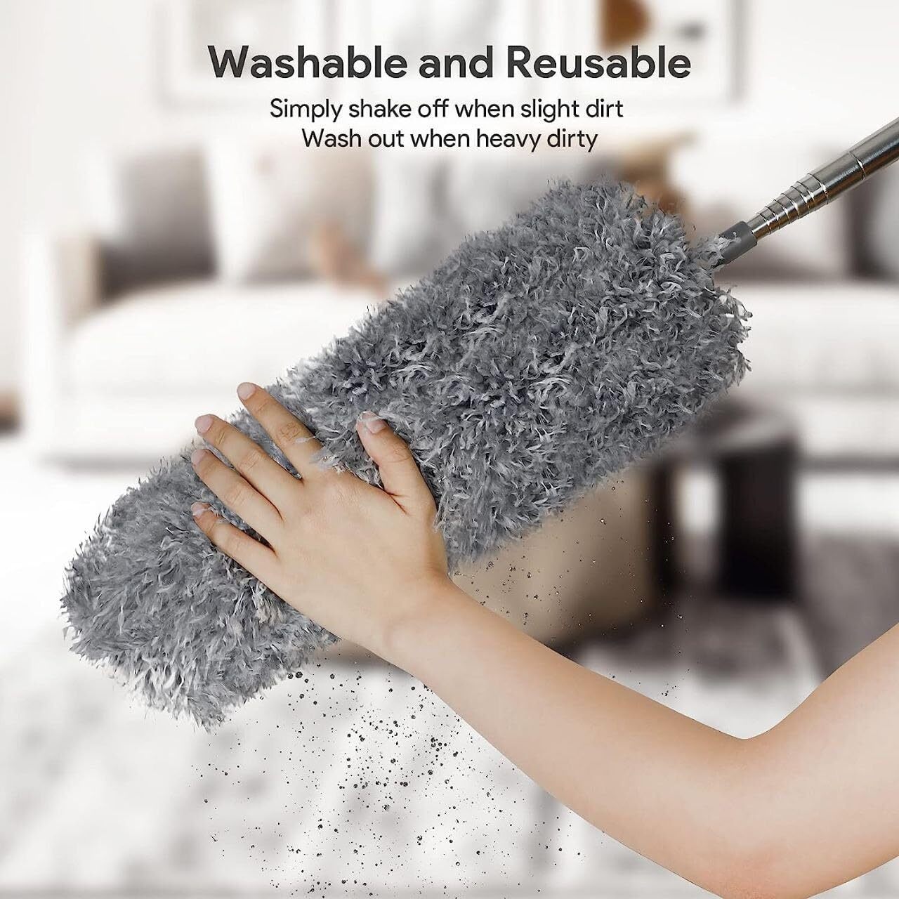 7 Pcs Microfiber Duster - Color: Gray