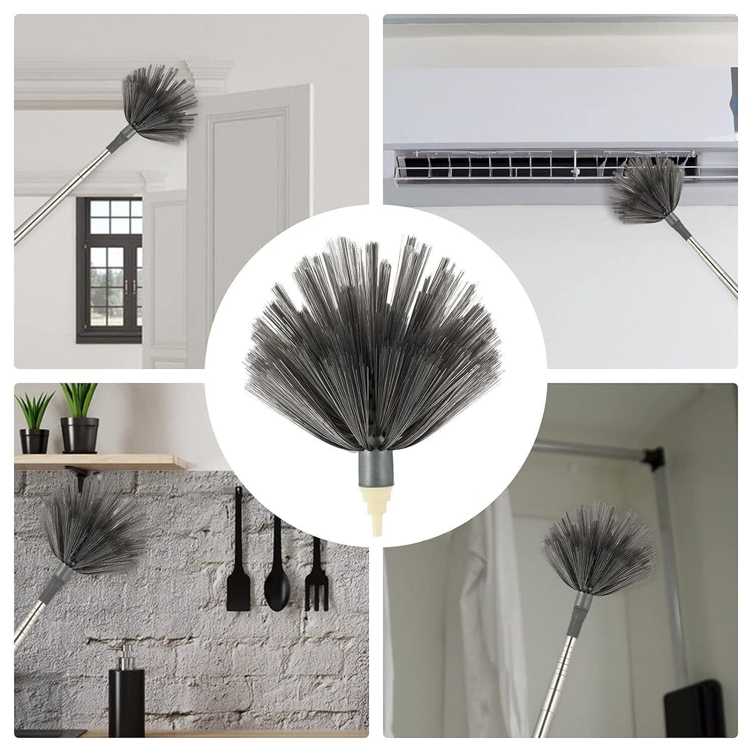 7 Pcs Microfiber Duster - Color: Gray