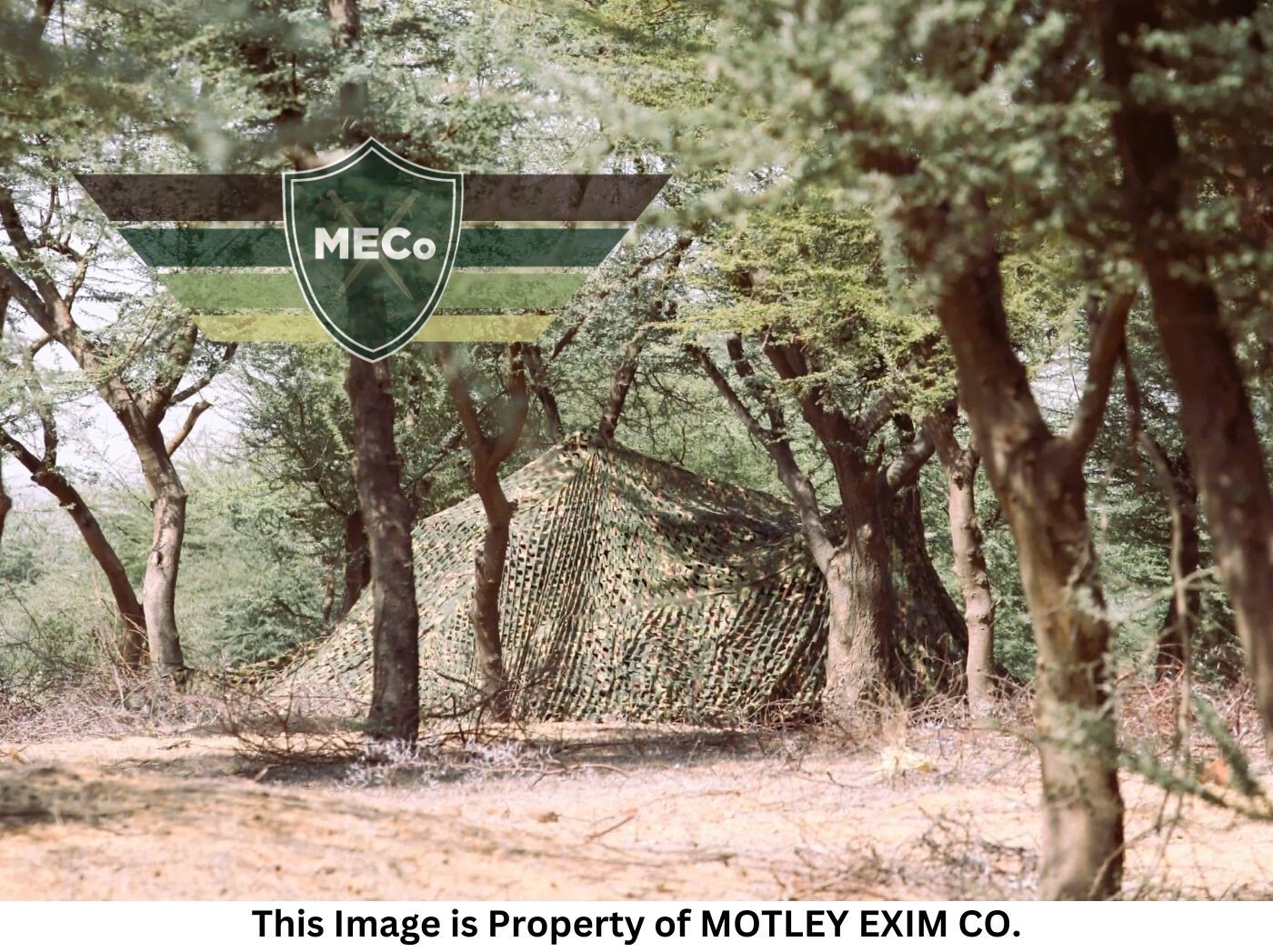 Customised Em-transparent Multi-spectral Camouflage Net