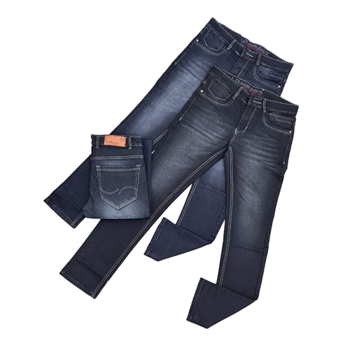 डेनिम कॉटन निटेड जींस