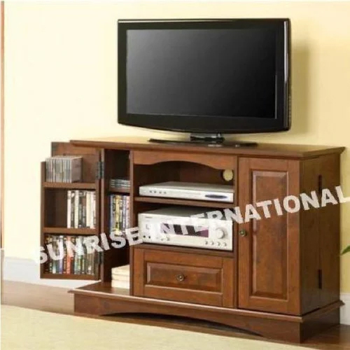 Wooden Tv Cabinet With Cd And Dvd Slots